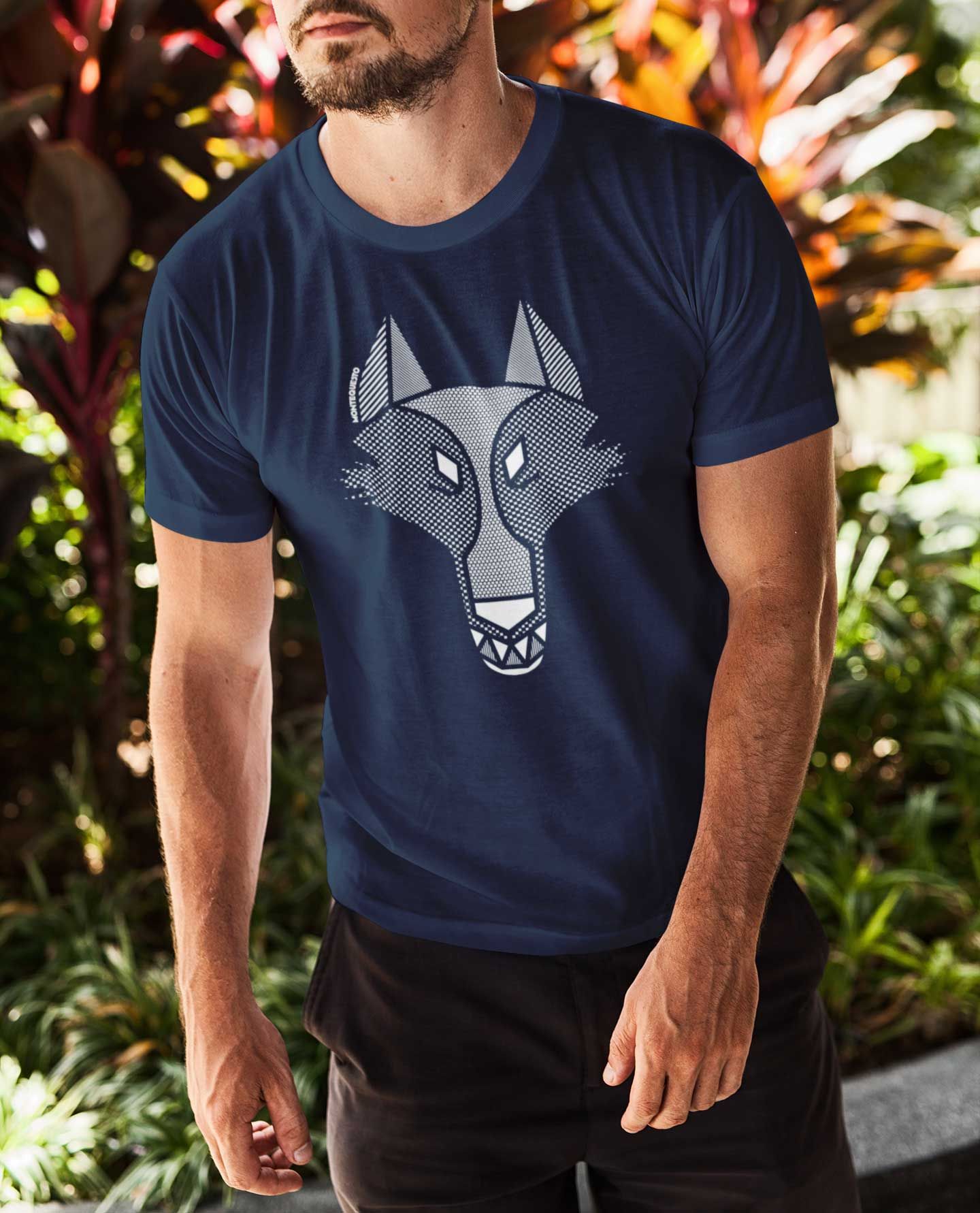 MQ WOLF - Pure Organic Shirt Herren